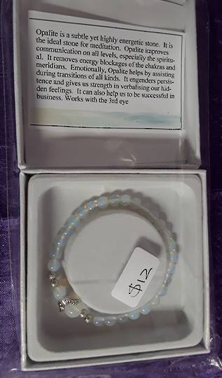 opalite angel bracelet